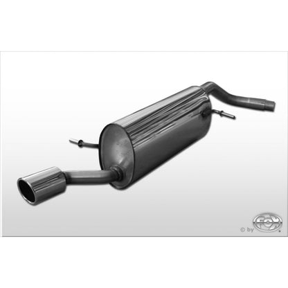 Sportschalldämpfer 1 Endrohr 80mm (Typ 16), inkl. (EG-) GENEHMIGUNG!