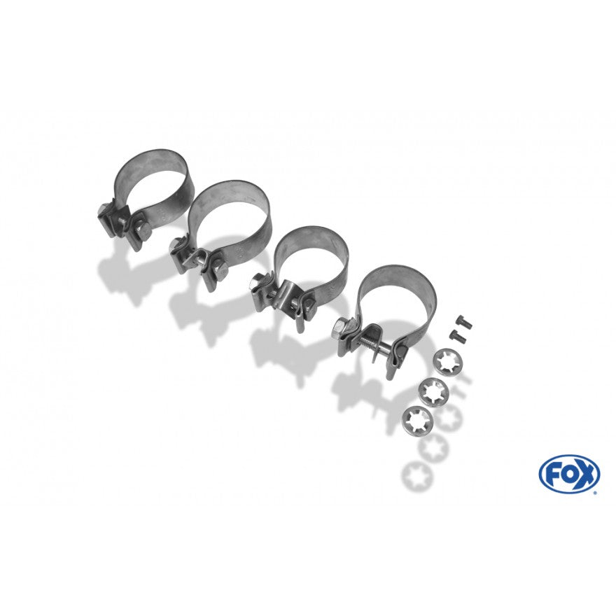 Sportschalldämpfer mit links/rechts je 2 Endrohren 90mm (Typ 12), inkl. (EG-) GENEHMIGUNG!