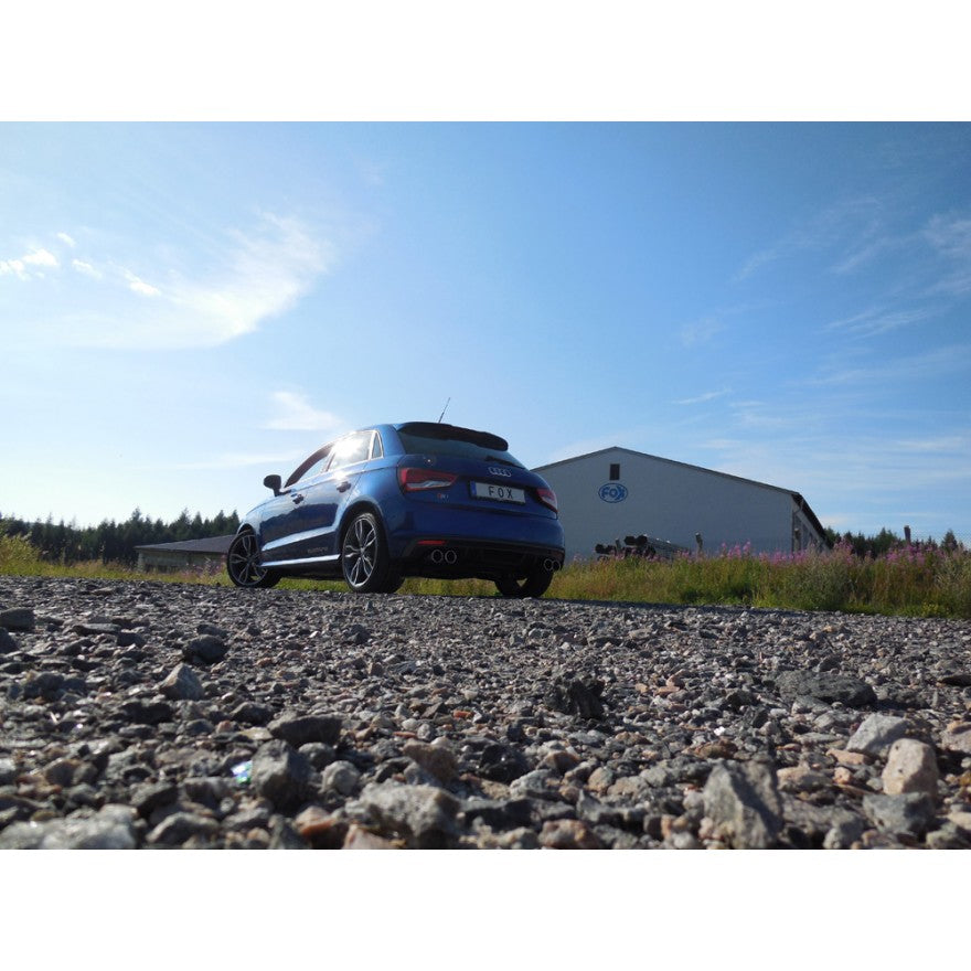 Sportschalldämpfer mit links/rechts je 2 Endrohren 90mm (Typ 12), inkl. (EG-) GENEHMIGUNG!