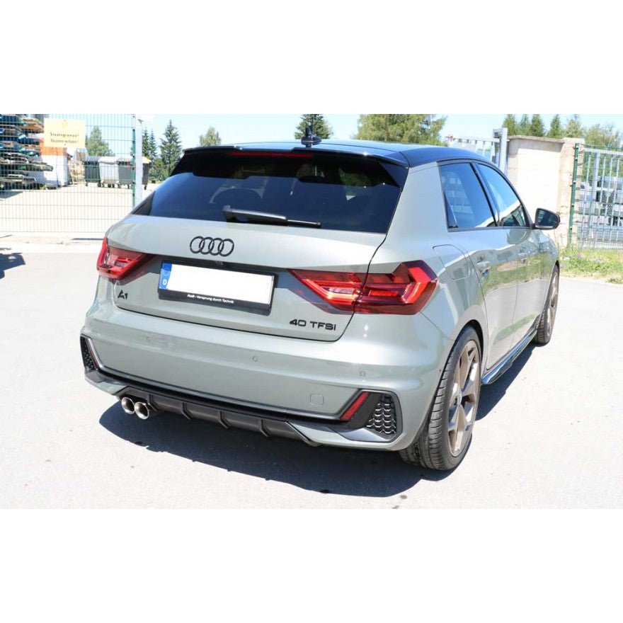 Sportschalldämpfer 2 Endrohren 76mm (Typ 25), inkl. (EG-) GENEHMIGUNG!