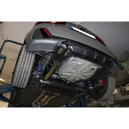 Sportschalldämpfer 2 Endrohren 76mm (Typ 25), inkl. (EG-) GENEHMIGUNG!