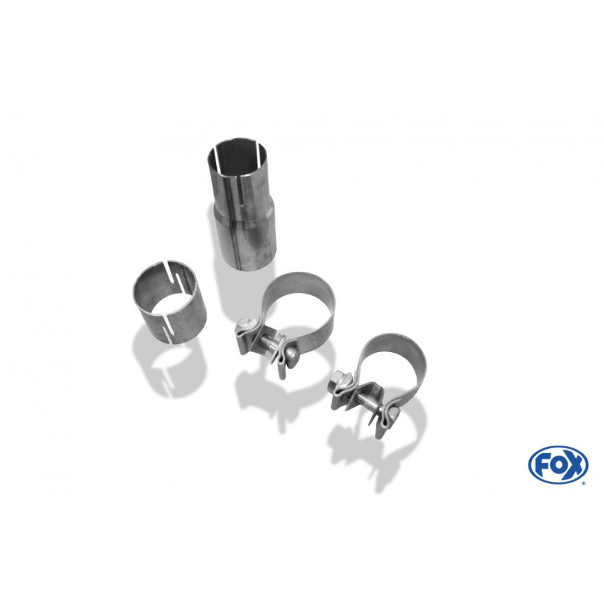 Sportschalldämpfer 2 Endrohren 80mm (Typ 16), inkl. (EG-) GENEHMIGUNG!