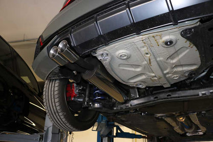 Sportschalldämpfer 2 Endrohren 76mm (Typ 25), inkl. (EG-) GENEHMIGUNG!