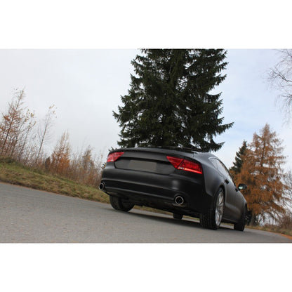 Sportschalldämpfer mit links/rechts je 1 Endrohr 100mm (Typ 16), inkl. (EG-) GENEHMIGUNG!