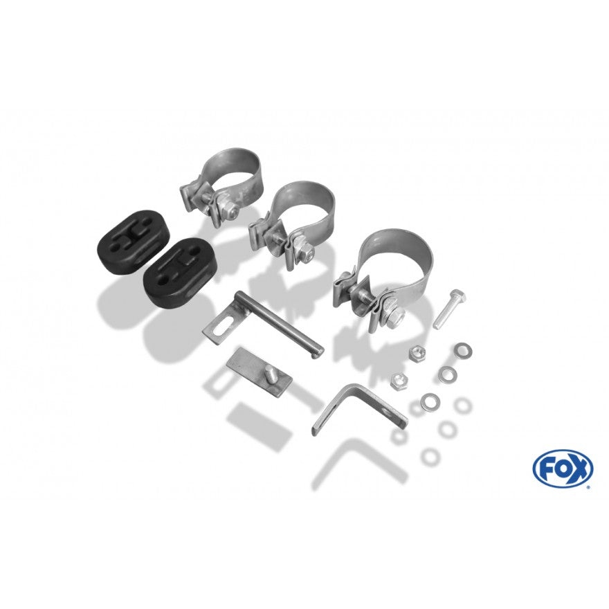 Sportschalldämpfer mit links/rechts je 2 Endrohren 76mm (Typ 13), inkl. TÜV-Teilegutachten!
