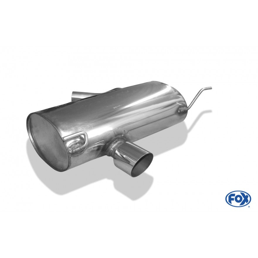 Sportschalldämpfer 1 Endrohr 80mm (Typ 14), inkl. (EG-) GENEHMIGUNG!