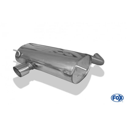 Sportschalldämpfer 1 Endrohr 80mm (Typ 14), inkl. (EG-) GENEHMIGUNG!