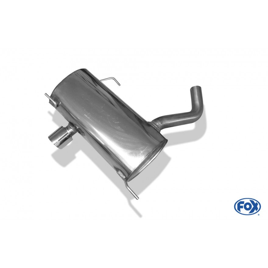 Sportschalldämpfer 1 Endrohr 80mm (Typ 14), inkl. (EG-) GENEHMIGUNG!