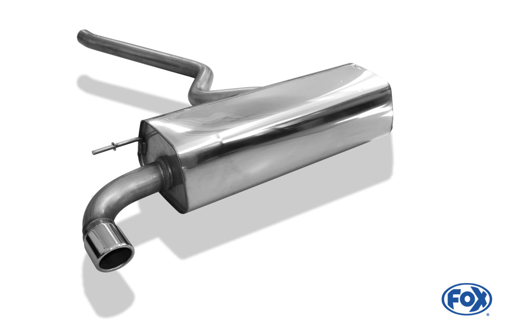 Sportschalldämpfer mit 1 Endrohr 76mm (Typ 16), inkl. (EG-) GENEHMIGUNG!