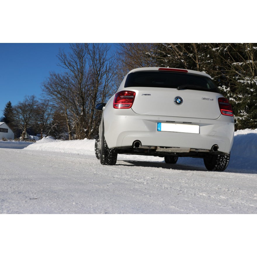 Sportschalldämpfer mit links/rechts je 1 Endrohr 90mm (Typ 25), inkl. (EG-) GENEHMIGUNG!