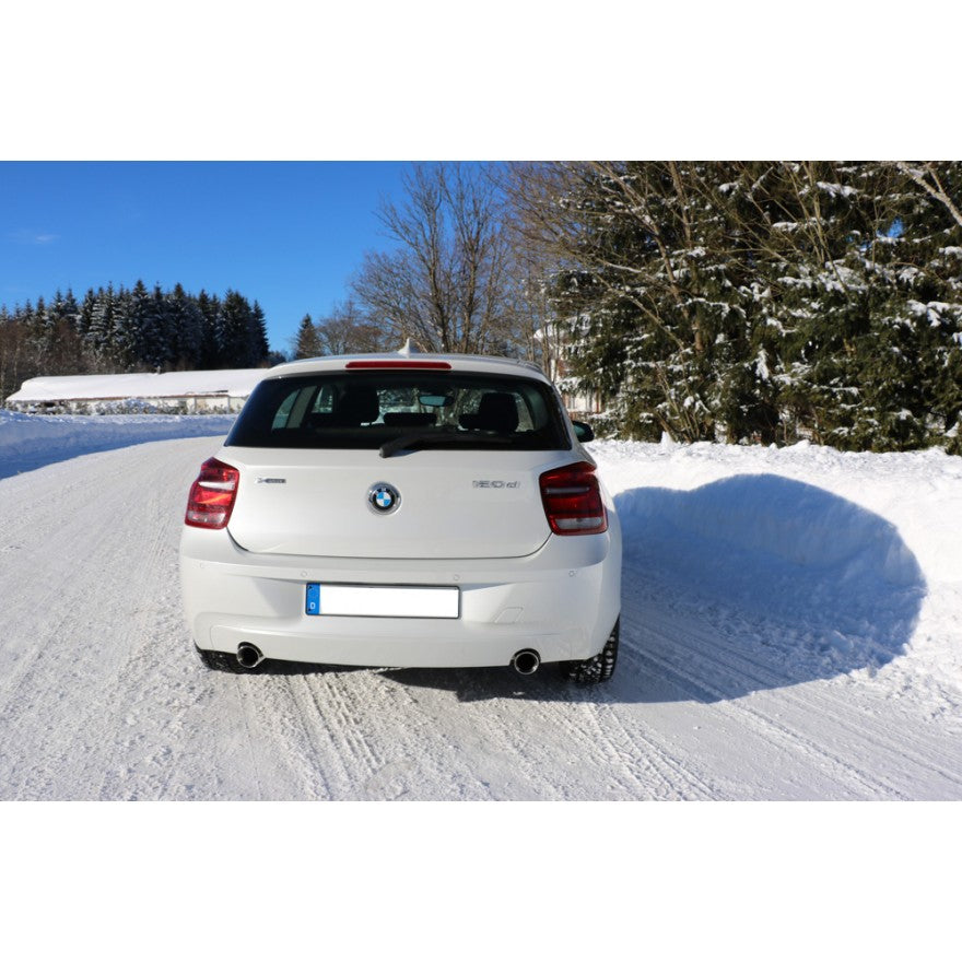 Sportschalldämpfer mit links/rechts je 1 Endrohr 90mm (Typ 25), inkl. (EG-) GENEHMIGUNG!