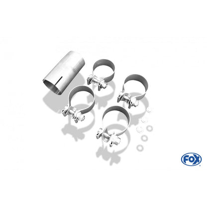 Sportschalldämpfer mit links/rechts je 1 Endrohr 90mm (Typ 25), inkl. (EG-) GENEHMIGUNG!