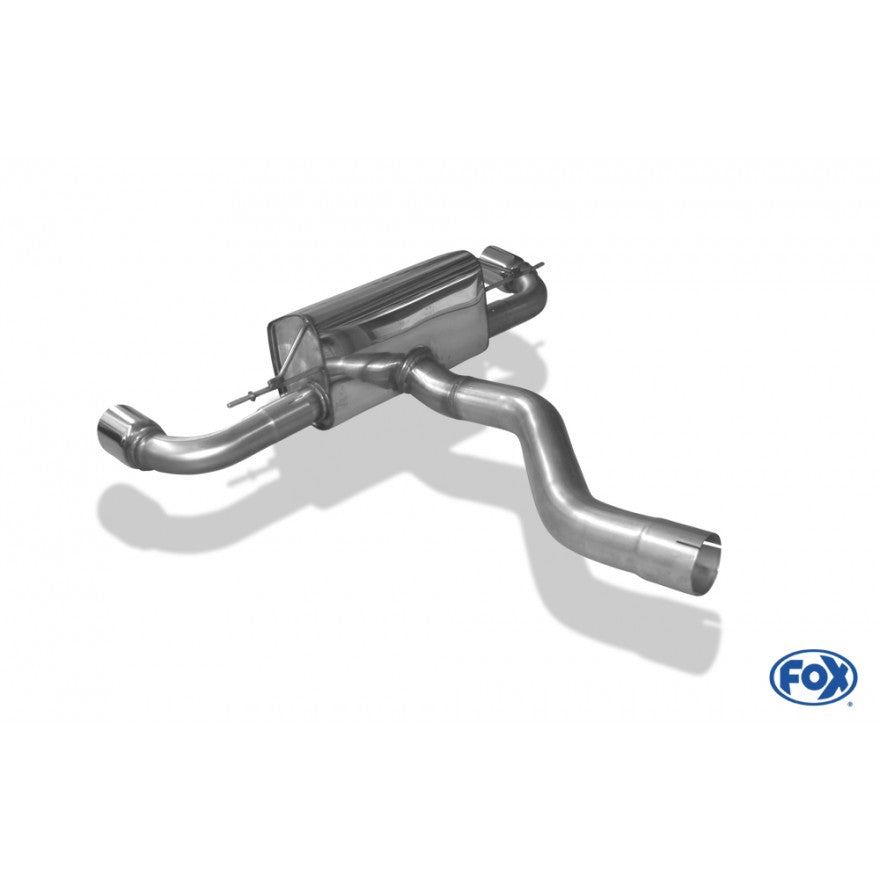 Sportschalldämpfer mit links/rechts je 1 Endrohr 90mm (Typ 25), inkl. (EG-) GENEHMIGUNG!
