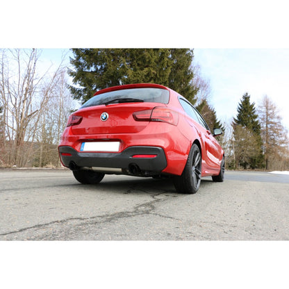 Sportschalldämpfer mit links/rechts je 1 Endrohr 100mm schwarz (Typ 25), inkl. (EG-) GENEHMIGUNG!