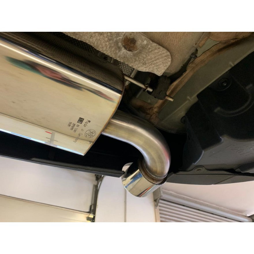 Sportschalldämpfer mit 1 Endrohr 90mm (Typ 16), inkl. (EG-) GENEHMIGUNG!