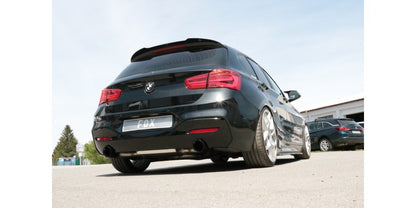 Sportschalldämpfer mit links/rechts je 1 Endrohr 100mm (Typ 25) schwarz emailliert, inkl. (EG-) GENEHMIGUNG!