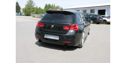 Sportschalldämpfer mit links/rechts je 1 Endrohr 100mm (Typ 25) schwarz emailliert, inkl. (EG-) GENEHMIGUNG!