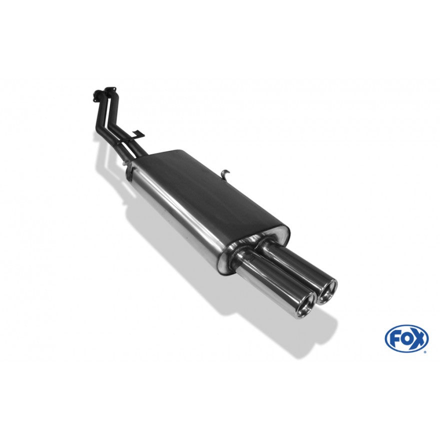 Halbanlage ab KAT mit 2 Endrohren 76mm (Typ 13), inkl. (EG-) GENEHMIGUNG!
