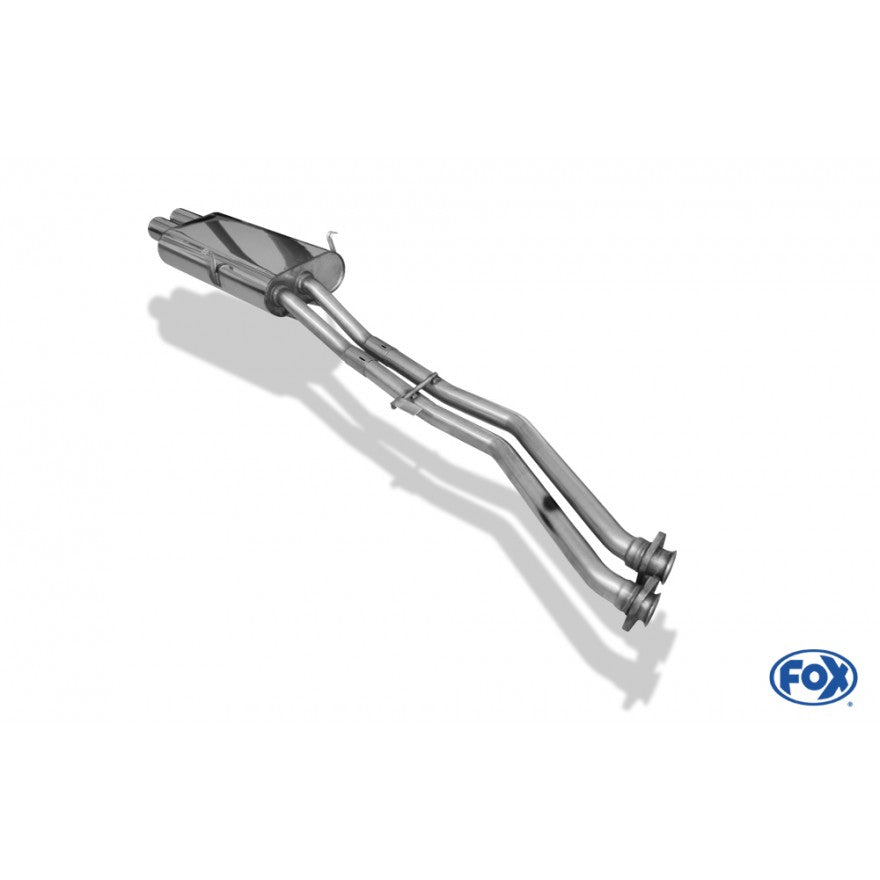 Halbanlage ab KAT mit 2 Endrohren 76mm (Typ 13), inkl. (EG-) GENEHMIGUNG!