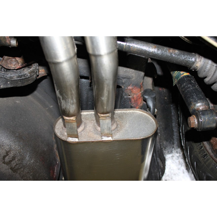 Halbanlage ab KAT mit 1 Endrohr 135x80mm (Typ 53), inkl. (EG-) GENEHMIGUNG!