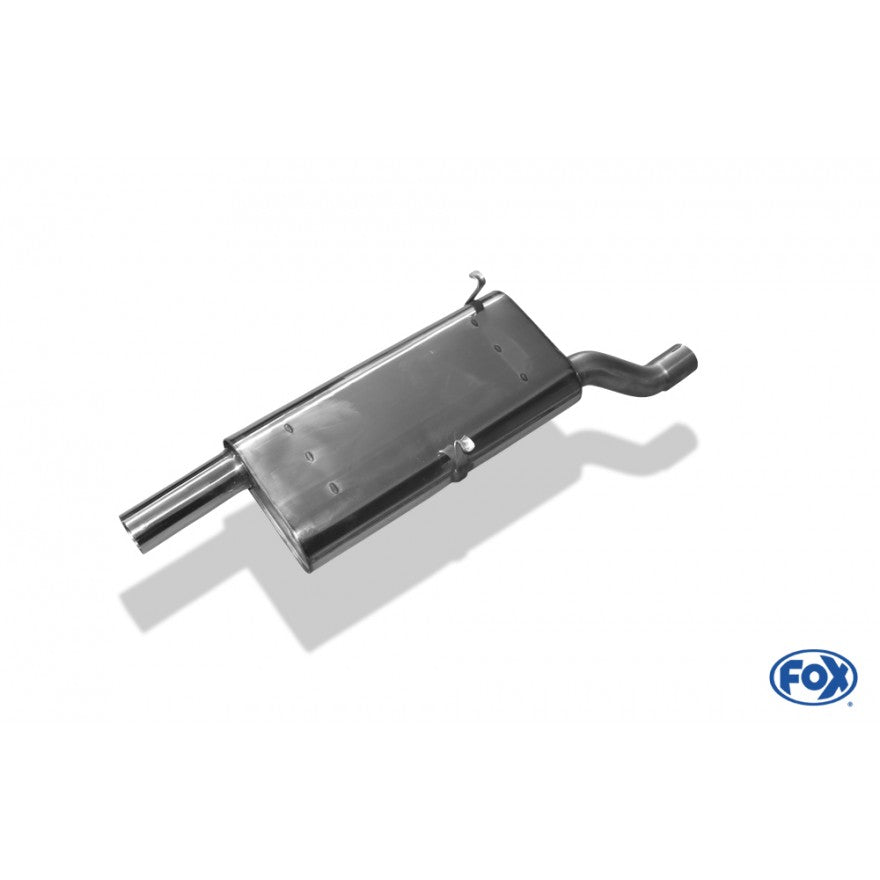 Sportschalldämpfer mit 1 Endrohr 70mm (Typ 10), inkl. TÜV-Teilegutachten!