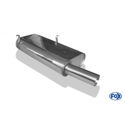 Sportschalldämpfer mit 1 Endrohr 70mm (Typ 10), inkl. TÜV-Teilegutachten!