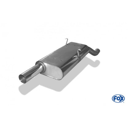 Sportschalldämpfer mit 1 Endrohr 70mm (Typ 10), inkl. TÜV-Teilegutachten!