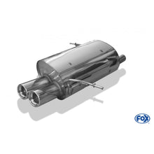 Sportschalldämpfer mit 2 Endrohren 80mm (Typ 13), inkl. TÜV-Teilegutachten!