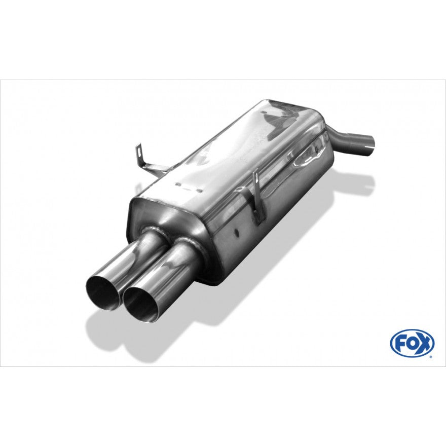 Sportschalldämpfer mit 2 Endrohren 76mm (Typ 10), inkl. (EG-) GENEHMIGUNG!
