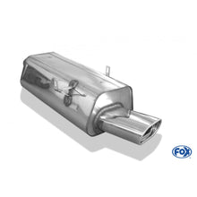 Sportschalldämpfer mit 1 Endrohr 135x80mm (Typ 53), inkl. (EG-) GENEHMIGUNG!