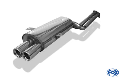 Halbanlage ab KAT mit 2 Endrohren 76mm (Typ 13), inkl. (EG-) GENEHMIGUNG!