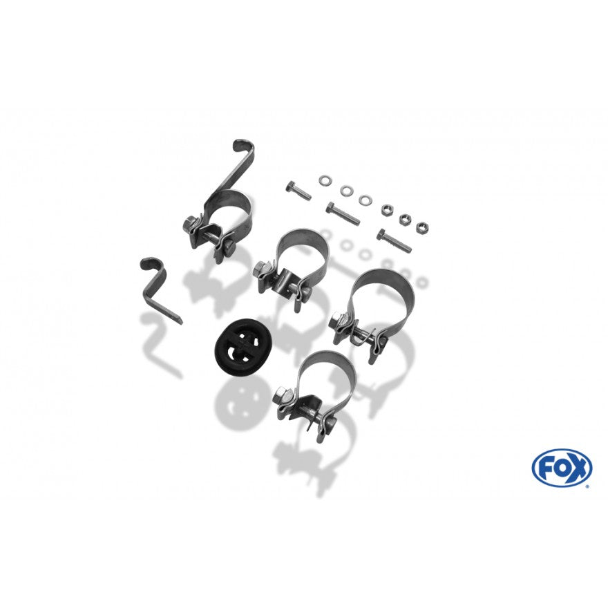 Sportschalldämpfer mit links/rechts je 2 Endrohren 76mm (Typ 10), inkl. TÜV-Teilegutachten!