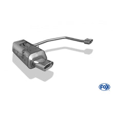 Sportschalldämpfer mit links/rechts je 1 Endrohr 135x80mm (Typ 53), inkl. TÜV-Teilegutachten!