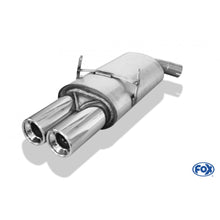 Sportschalldämpfer mit 2 Endrohren 90mm (Typ 13), inkl. TÜV-Teilegutachten!