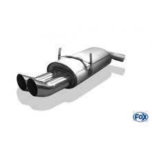 Sportschalldämpfer mit 2 Endrohren 76mm (Typ 18), inkl. TÜV-Teilegutachten!