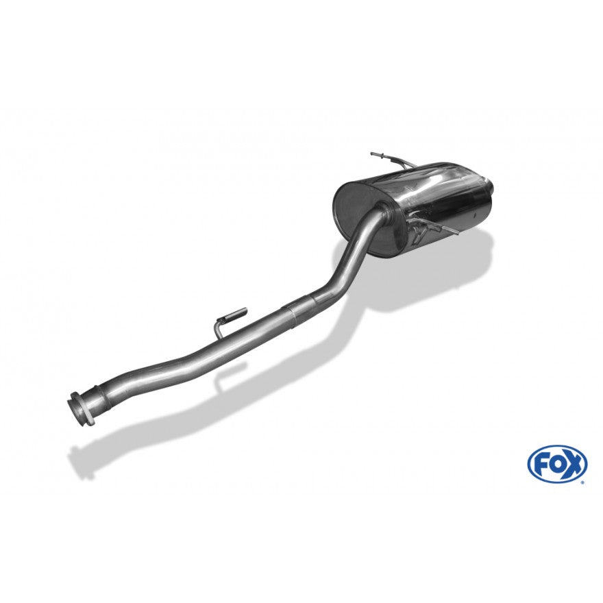 Halbanlage ab KAT mit 2 Endrohren 80mm (Typ 13), inkl. TÜV-Teilegutachten!