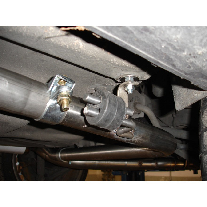 Halbanlage ab KAT mit links/rechts je 2 Endrohren 76mm (Typ 10), inkl. TÜV-Teilegutachten!