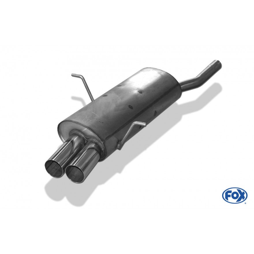 Sportschalldämpfer mit 2 Endrohren 76mm (Typ 10), inkl. (EG-) GENEHMIGUNG!