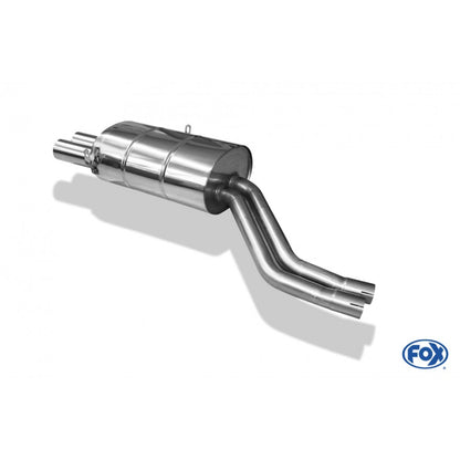 Sportschalldämpfer mit 2 Endrohren 76mm (Typ 10), inkl. (EG-) GENEHMIGUNG!