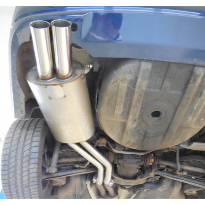 Sportschalldämpfer mit 2 Endrohren 76mm (Typ 10), inkl. (EG-) GENEHMIGUNG!