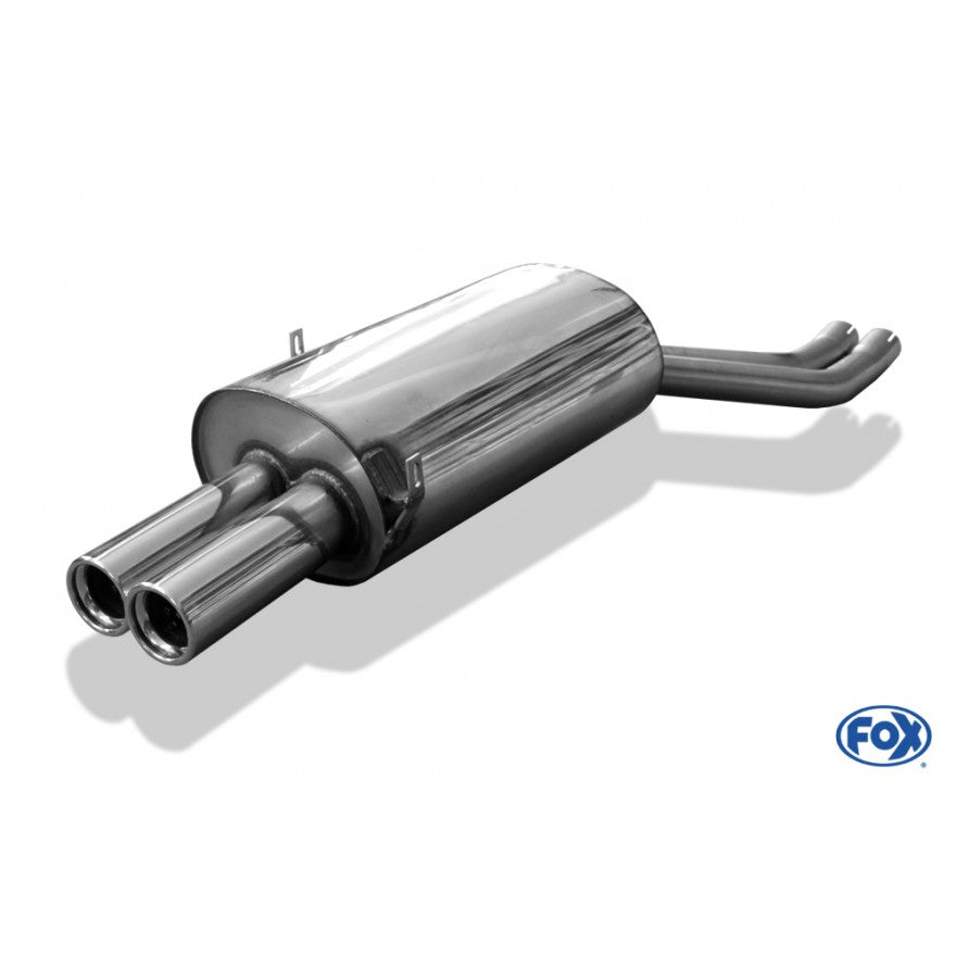 Sportschalldämpfer mit 2 Endrohren 76mm (Typ 13), inkl. (EG-) GENEHMIGUNG!