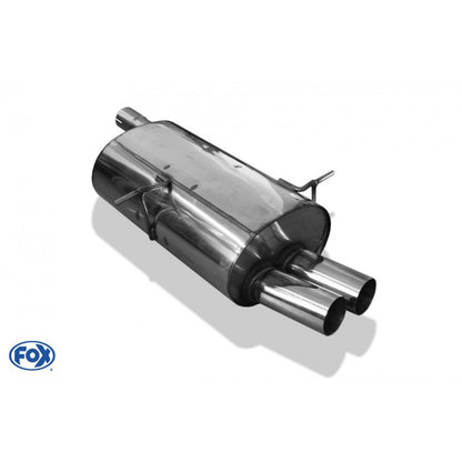 Sportschalldämpfer mit 2 Endrohren 76mm (Typ 10), inkl. (EG-) GENEHMIGUNG!