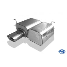 Sportschalldämpfer mit 1 Endrohr 135x80mm (Typ 53), inkl. (EG-) GENEHMIGUNG!