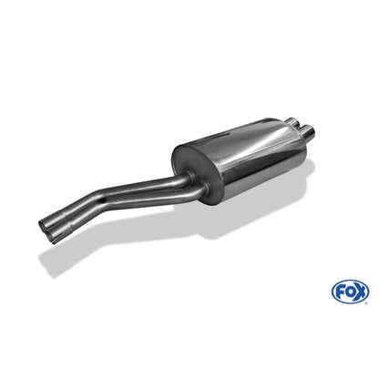 Sportschalldämpfer mit 2 Endrohren 76mm (Typ 10), inkl. (EG-) GENEHMIGUNG!