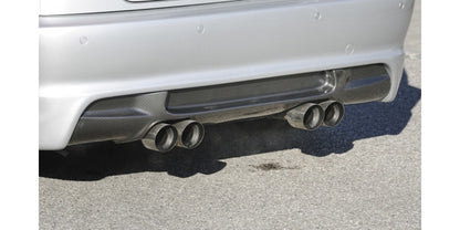 Sportschalldämpfer mit links/rechts je 2 Endrohren 90mm (Typ 14) M3-Optik (Variante 2), inkl. (EG-) GENEHMIGUNG!