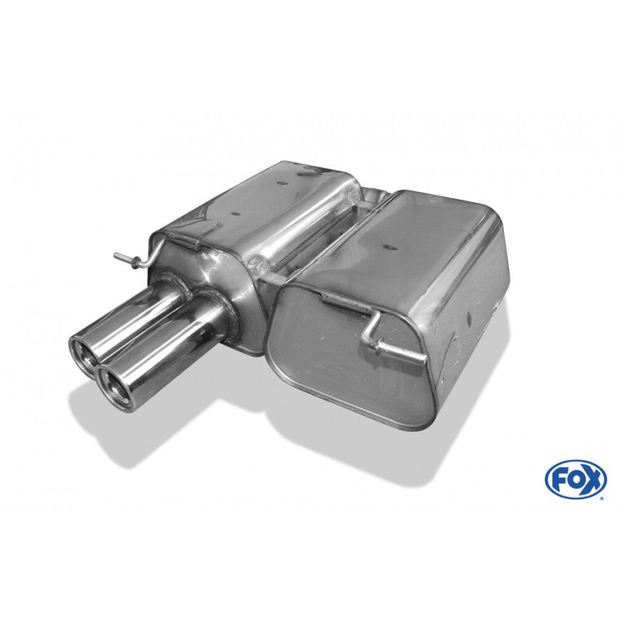 Sportschalldämpfer mit 2 Endrohren 76mm (Typ 13), inkl. (EG-) GENEHMIGUNG!