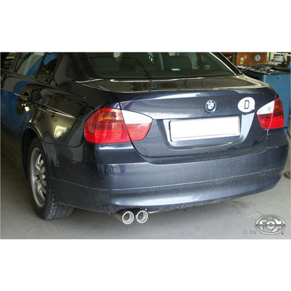 Sportschalldämpfer mit 2 Endrohren 76mm (Typ 13), inkl. (EG-) GENEHMIGUNG!