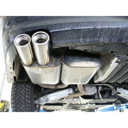 Sportschalldämpfer mit 2 Endrohren 76mm (Typ 13), inkl. (EG-) GENEHMIGUNG!