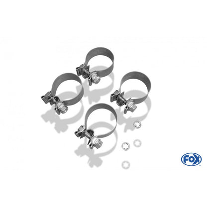 Sportschalldämpfer mit links/rechts je 1 Endrohr 90mm (Typ 17), inkl. (EG-) GENEHMIGUNG!