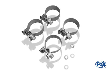 Sportschalldämpfer mit links/rechts je 1 Endrohr 90mm (Typ 25), inkl. (EG-) GENEHMIGUNG!